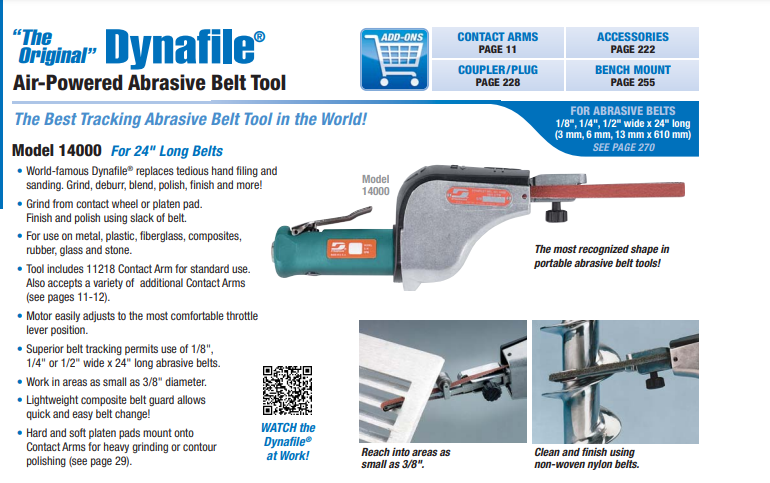 Dynabrade Abrasive Belt Tools
